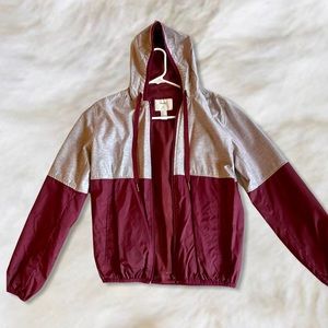 Color-block Anorak Athletic Zip-Up Jacket